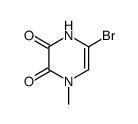 5-Bromo-3-hydroxy-1-methylpyrazin-2(1H)-one Structure