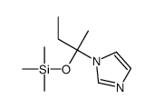 2-imidazol-1-ylbutan-2-yloxy(trimethyl)silane结构式