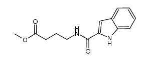 methyl 4-(1H-indole-2-carboxamido)butanoate Structure