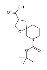 7-(叔丁氧基羰基)-1-噁-7-氮杂螺[4.5]癸烷-3-羧酸结构式