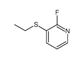 Pyridine, 3-(ethylthio)-2-fluoro- (9CI) structure
