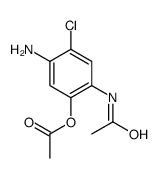 2-Acetamido-5-amino-4-chlorophenyl acetate Structure