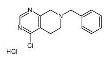 7-Benzyl-4-chloro-5,6,7,8-tetrahydropyrido[3,4-d]pyrimidine hydrochloride图片