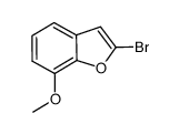 2-bromo-7-methoxybenzofuran结构式