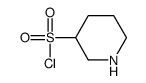 piperidine-3-sulfonyl chloride结构式