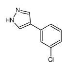 4-(3-Chloro-phenyl)-1H-pyrazole Structure