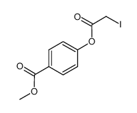 methyl 4-(2-iodoacetoxy)benzoate Structure