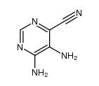 4,5-diamino-6-cyanopyrimidine Structure