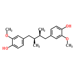 (±)-Dihydroguaiaretic Acid结构式