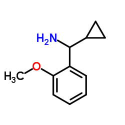 1-Cyclopropyl-1-(2-methoxyphenyl)methanamine结构式