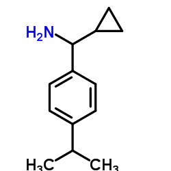 1-Cyclopropyl-1-(4-isopropylphenyl)methanamine结构式