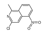3-chloro-1-methyl-5-nitroisoquinoline结构式