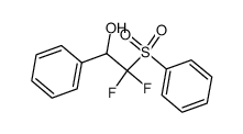 2,2-difluoro-1-phenyl-2-(phenylsulfonyl)ethanol Structure