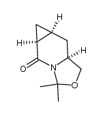 (5aS,6aS,7aS)-3,3-dimethylhexahydro-5H-cyclopropa[d][1,3]oxazolo[3,4-a]pyridin-5-one Structure