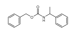 (α-methylbenzyl)carbamic acid benzyl ester Structure