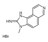 2-Amino-3-methyl-3H-imidazo[4,5-F]isoquinoline Hydrobromide结构式