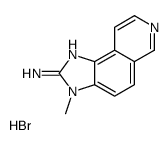 2-Amino-3-methyl-3H-imidazo[4,5-F]isoquinoline Hydrobromide Structure