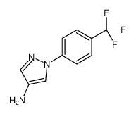 1-[4-(trifluoromethyl)phenyl]pyrazol-4-amine结构式