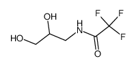 N-(2,3-dihydroxypropyl)-2,2,2-trifluoroacetamide结构式