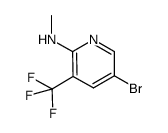 5-(bromo-3-trifluoromethyl-pyridin-2-yl)-methyl-amine结构式