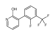 3-[2-fluoro-3-(trifluoromethyl)phenyl]-1H-pyridin-2-one结构式