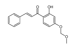 2'-hydroxy-4'-methoxymethoxychalcone结构式