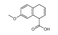 1,4-dihydro-7-methoxynaphthalene-1-carboxylic acid Structure
