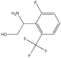 2-AMINO-2-[2-FLUORO-6-(TRIFLUOROMETHYL)PHENYL]ETHAN-1-OL Structure