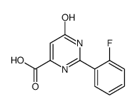 2-(2-FLUOROPHENYL)-6-OXO-1,6-DIHYDROPYRIMIDINE-4-CARBOXYLIC ACID picture