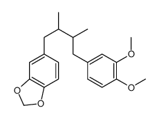 5-[4-(3,4-dimethoxyphenyl)-2,3-dimethylbutyl]-1,3-benzodioxole结构式