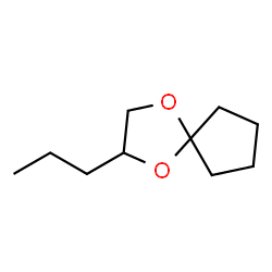 1,4-Dioxaspiro[4.4]nonane,2-propyl-(9CI) structure