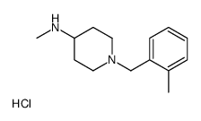 Methyl-[1-(2-Methyl-benzyl)-piperidin-4-yl]-aminehydrochloride Structure