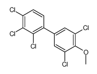 1,2,3-trichloro-4-(3,5-dichloro-4-methoxyphenyl)benzene结构式
