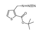 tert-butyl 3-azidomethylthiophen-2-carboxylate Structure