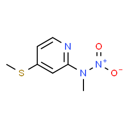 2-Pyridinamine,N-methyl-4-(methylthio)-N-nitro-(9CI)结构式