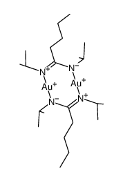 [Au(NiPr)2CnBu]2结构式