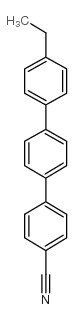 4-cyano-4'-ethyl-p,p-terphenyl Structure