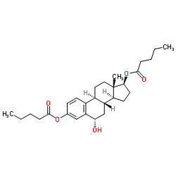 (6α,17β)-Estratriol 3,17-Dipentanoate structure