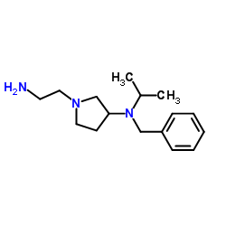 1-(2-Aminoethyl)-N-benzyl-N-isopropyl-3-pyrrolidinamine Structure