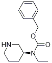 Ethyl-(S)-piperidin-3-yl-carbaMic acid benzyl ester结构式