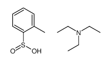 N,N-diethylethanamine,2-methylbenzenesulfinic acid Structure