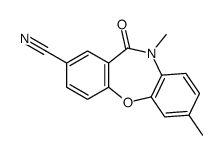 2,5-dimethyl-6-oxobenzo[b][1,4]benzoxazepine-8-carbonitrile Structure
