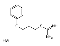 3-phenoxypropyl carbamimidothioate,hydrobromide结构式