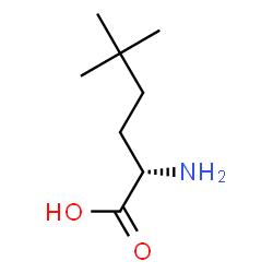 (S)-2-amino-5,5-dimethylhexanoic acid Structure