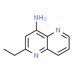 1,5-Naphthyridin-4-amine,2-ethyl-(9CI) structure