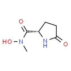 2-Pyrrolidinecarboxamide,N-hydroxy-N-methyl-5-oxo-,(S)-(9CI)结构式