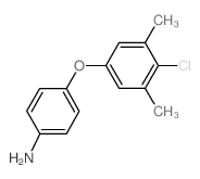 4-(4-Chloro-3,5-dimethylphenoxy)aniline结构式