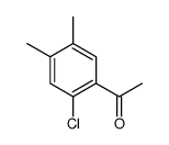 1-(2-chloro-4,5-dimethylphenyl)ethanone Structure