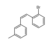 (Z)-1-bromo-2-(3-methylstyryl)benzene结构式