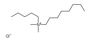 dimethyl-octyl-pentylazanium,chloride结构式
